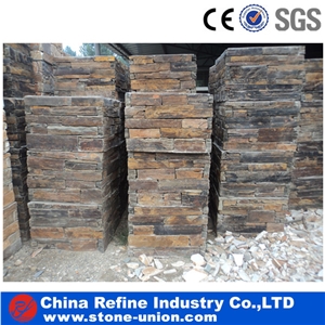 Natrual Stone Gate Post,Slate Cement Pillars Cement Pillars Design Cement Stone Gate Post,Slate Column,Ledge Slate Decorative Gate Post
