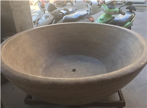 Beige Travertine Bath Tubs, Travertine Bathtubs