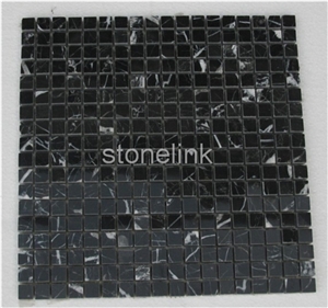 Nero Marquina Marble Classic Square Mosaic Nero Marquina Marble Classic Square Mosaic