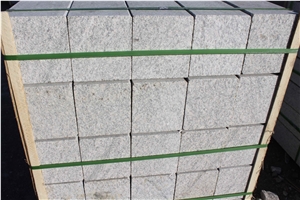 G359 Shandong Wendeng White Granite Straight Curbstones Kerbstone Road Stone Rim Stone