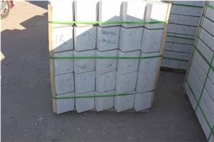 G359 Shandong Wendeng White Granite Straight Curbstones Kerbstone Road Stone Rim Stone