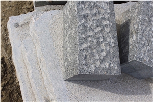 G370 Black Granite Rough Picked Pineapple Surface Kerbstone Cheap Prices