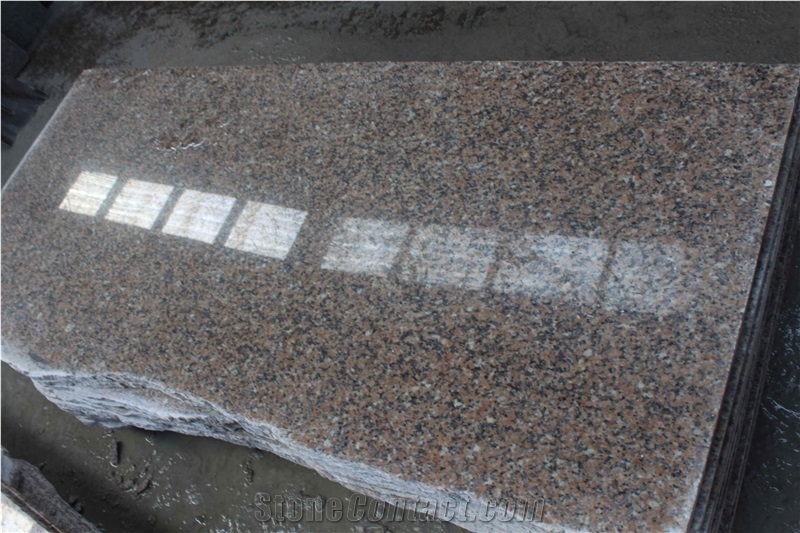Laizhou G367 Cherry Flower Red Granite Polished Slabs Cheap Prices China Pink Granite