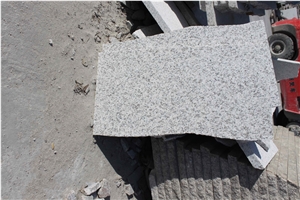 Shandong White Sesame G365 Muping Granite Polished Tiles Cheap Prices