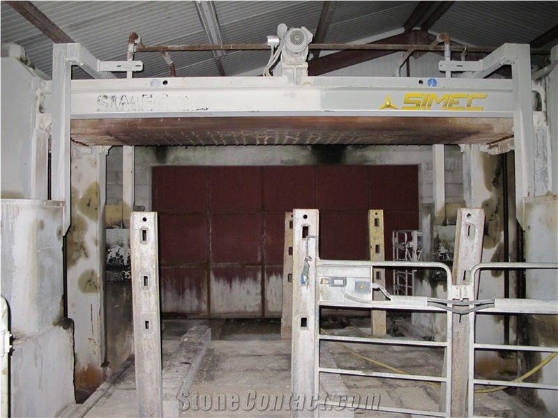 Simec 25 Used Gangsaw 2007 Marble Multi Blade Gang Saw