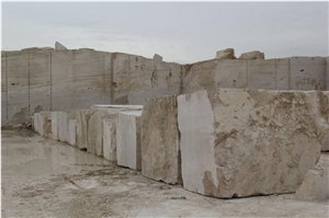 Abgarm Cream Travertine, Iran Beige Travertine Block
