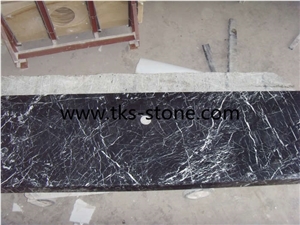 Nero Marquina,Black Marquina,Nero Oriental Marble Kitchen Countertops,Marble Kitchen Worktops