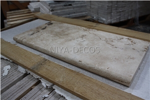 China Classic Beige Travertine Pool Coping /Botticino Travertino Pool Pavers