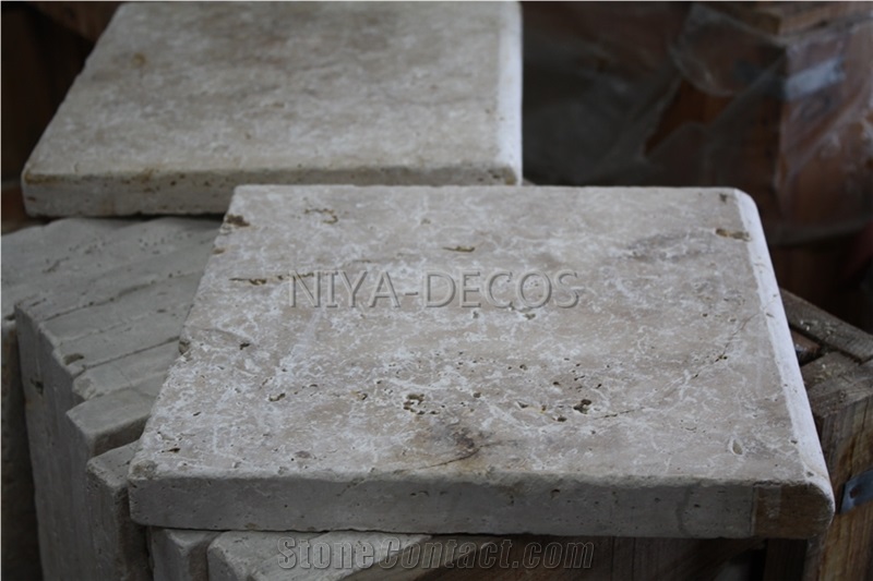 China Classic Beige Travertine Pool Coping /Botticino Travertino Pool Pavers