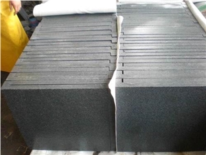 China G654 Granite Pool Coping Pavers/ China Impala Black Granite Swimming Pool Decks Paverments