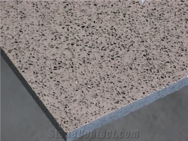 Manmade White Galaxy Quartz Stone Solid Surfaces,Engineered Stone Worktop