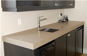 Manmade White Galaxy Quartz Stone Solid Surfaces,Engineered Stone Worktop