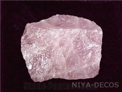 Pink Crystal Gemstone Slas &Tiles,Pink Crystal Semipresious Stone Wall Panel,Transparent Tile Home Decor