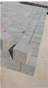 Fargo Hainan Grey Basalt Sawn Cut Cobble Stone with Cat Paw,Chinese Grey Basalt Machine Cut Cube Stone with Cat Paw for Courtyard Road,Walkway Paving