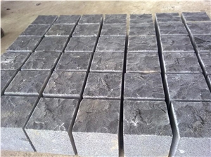Fargo Zhangpu Black Basalt Cube Stone, Chinese Black Basalt Cobble Stone 10x10x10cm, Natural Stone Paving Sets for Garden Stepping, for Driveway/Walkway Paving