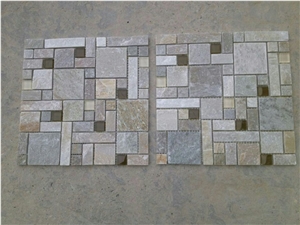 Natural Stone Multicolor Mosaic Tiles