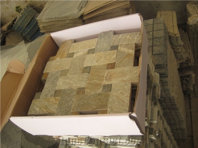 Natural Stone Multicolor Mosaic Tiles