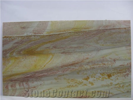 Calypso Gold Quartzite Tiles & Slabs, Yellow Polished Quartzite Floor Tiles, Floor Covering Tiles