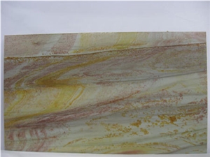 Calypso Gold Quartzite Tiles & Slabs, Yellow Polished Quartzite Floor Tiles, Floor Covering Tiles