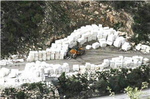 Sichuan White Marble Block , Danba White Marble Blocks