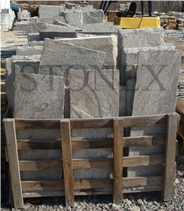 Gneis Silver - Metalic Split Face Tiles
