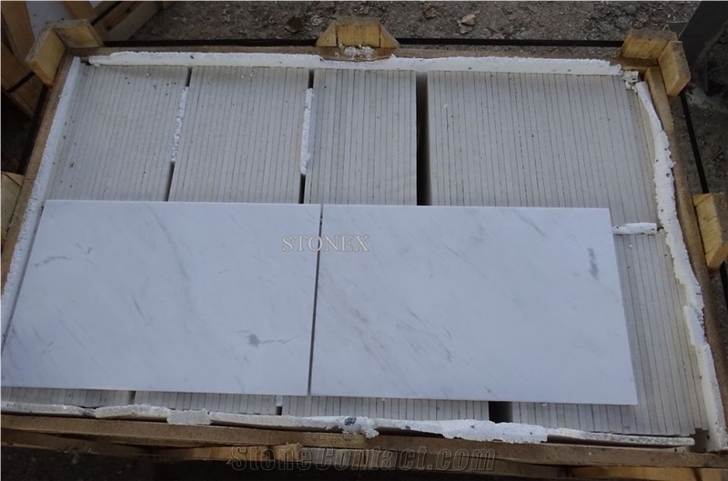 White Pyrgos Marble Slabs, Tiles