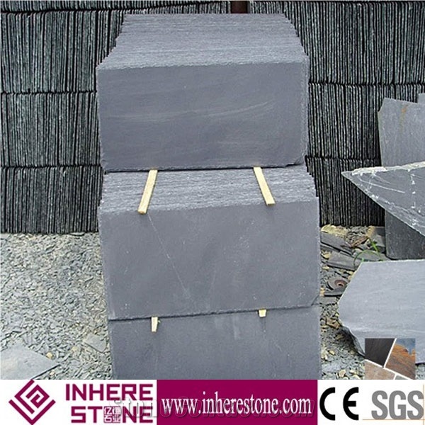 Black Slate Irregular Flagstones, Flagstone Walkway Pavers