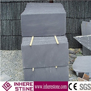 Black Slate Irregular Flagstones, Flagstone Walkway Pavers