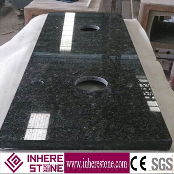 Butterfly Green Granite Countertop, Kitchen Countertop, Bathroom Sink
