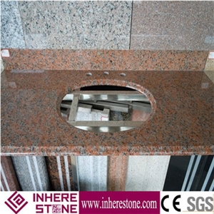 Chinese Cheap Red Granite G562 Granite Bath Top, Maple Red Kitchen Countertops / Island Tops, Vanitytops