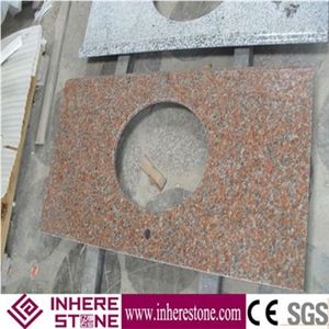 Chinese Cheap Red Granite G562 Granite Bath Top, Maple Red Kitchen Countertops / Island Tops, Vanitytops