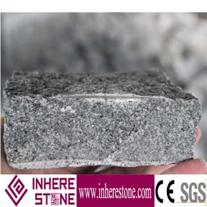 Dark Grey Granite Paver, Gray Granite Cubic Natural Stone, G654 Grey Granite Cube Stone & Pavers