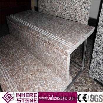 G687 Granite,Peach Red,Imperial Pink Granite Stairs & Steps