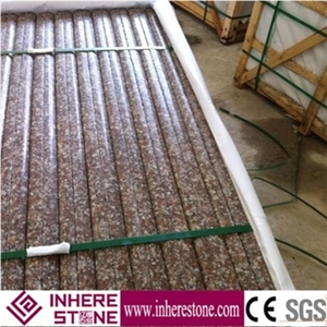 G687 Granite Steps & Risers, Stairs, Peach Red Steps, Imperial Pink Granite Slabs & Tiles