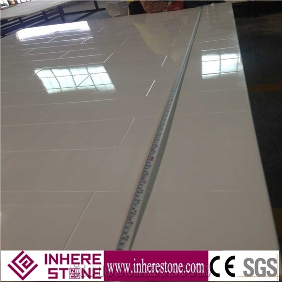New Pattern Man- Made White Marble Tub Surround, Suitable for Bathroom