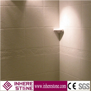 New Pattern Man- Made White Marble Tub Surround, Suitable for Bathroom