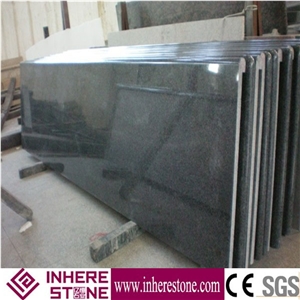Prefab Home Custom Granite Countertop,G654 Granite Kitchen Top,Padang Black Desk Tops,Sesame Black Granite Kitchen Bar Top