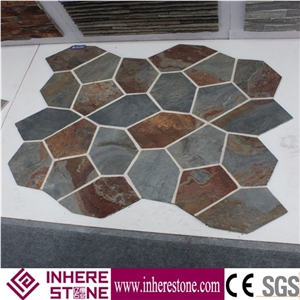 Rusty Natural Cultural Slate Flagstone