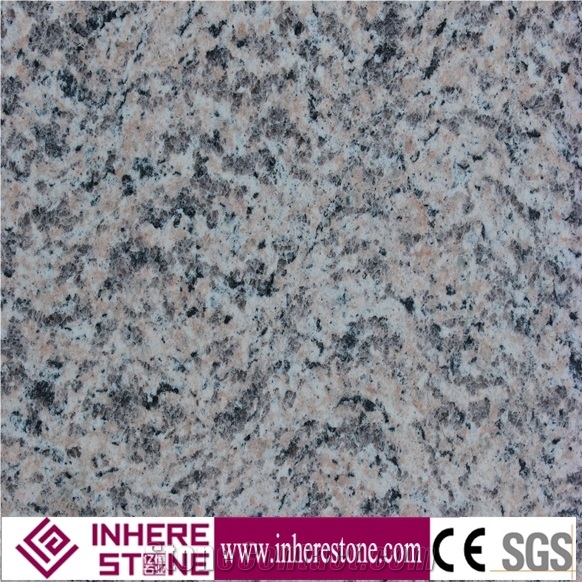 Tiger Skin Red Granite Kitchen Countertops, Laminate Edge with Back Splash