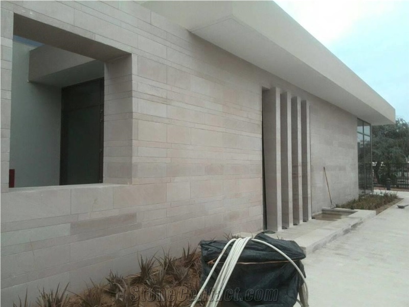 Beige Sandstone, Wall Cladiing, Stone Bricks, Paving Stone