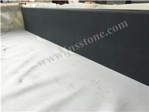 Hainan Black Basalt Honed&Brushed Bullnose Pool Coping