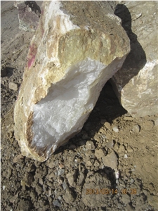 Onyx Small Blocks, Ghorveh White Onyx Blocks Onyx Small Blocks, Ghorveh White Onyx Blocks