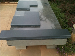 Viet Nam Black Basalt Slabs & Tiles