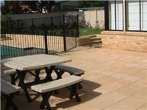 Wilsonstone Pavers, Beige Sandstone Pool Coping, Pool Pavers