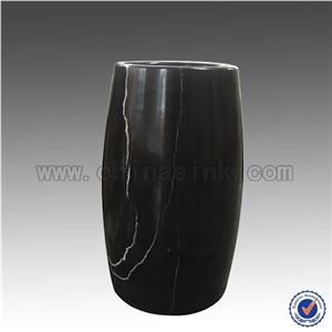 Forest Black Marble Pedestal Sink Forest Black Marble Pedestal Sink