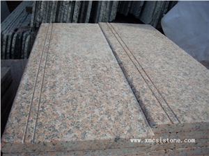 Professional Supplier Of G562 Granite Stairs & Steps Risers/ Maple Leaf Red Granite Staircase /Chinese Rossa Capao Red Steps