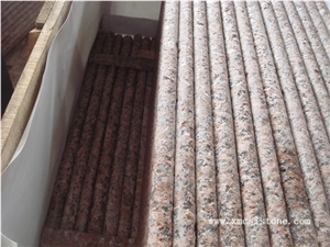 Professional Supplier Of G562 Granite Stairs & Steps Risers/ Maple Leaf Red Granite Staircase /Chinese Rossa Capao Red Steps