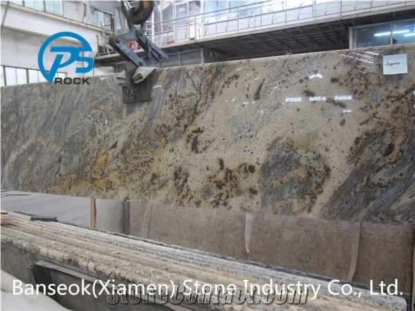 Amarelo Jaguar Granite Slabs & Tiles, Brazil Yellow Granite