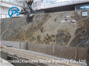 Amarelo Jaguar Granite Slabs & Tiles, Brazil Yellow Granite