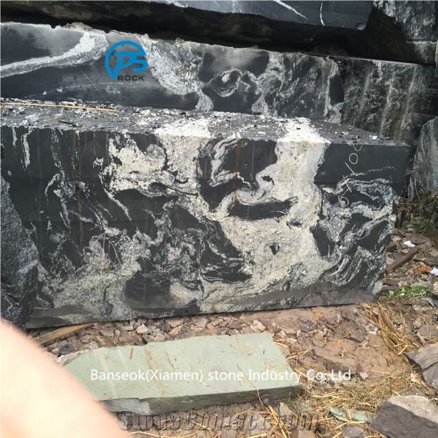 Black Granite Block, China Black Granite, Building Granite, Royal Black Granite